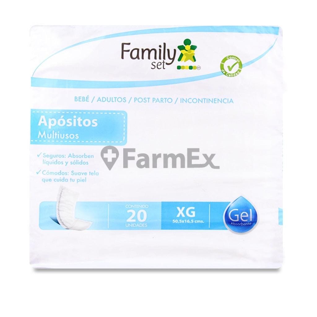 Aposito Multiusos "50,5 x 16,5 cm" x 20 unidades Farmex-VidaTres-Persistente
